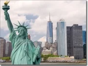 Preview: USA Freiheitsstatue Fensterbild