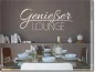 Preview: Wandschrift Genießer Lounge