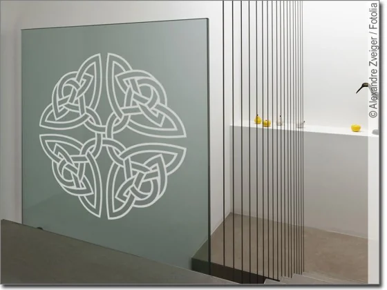 Fensterdesign Keltisches Ornament
