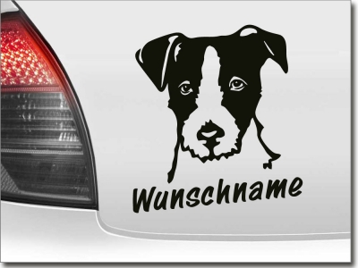 Aufkleber f�rs Auto Jack Russel