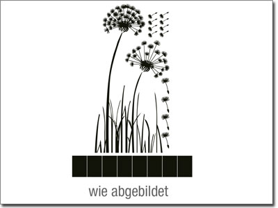 wie abgebildet