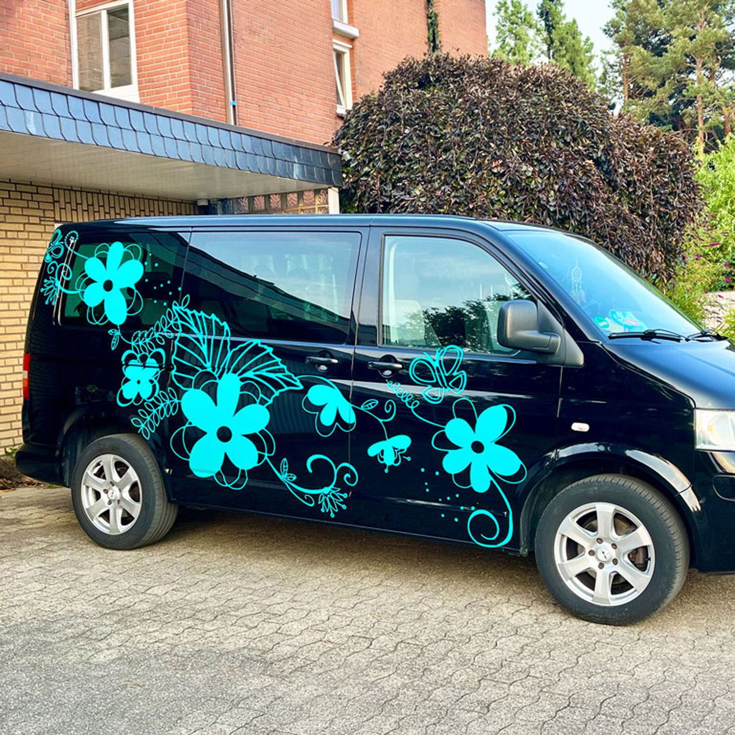 Kundenbild Aufkleber Blumen und Ranken