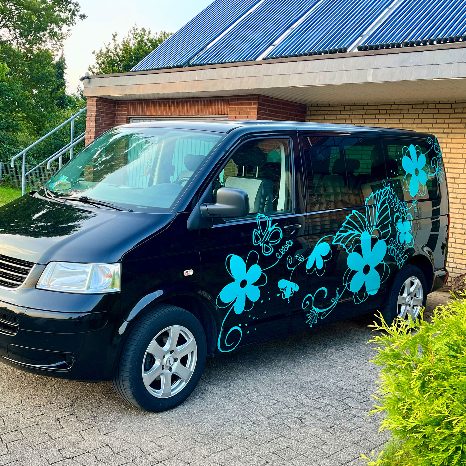 Kundenbild Aufkleber Blumen und Ranken