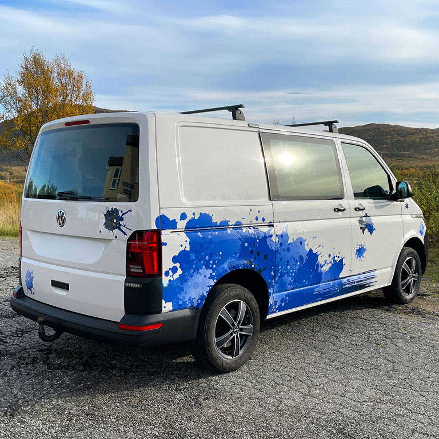 Kundenbild Autoaufkleber Farbkleckse