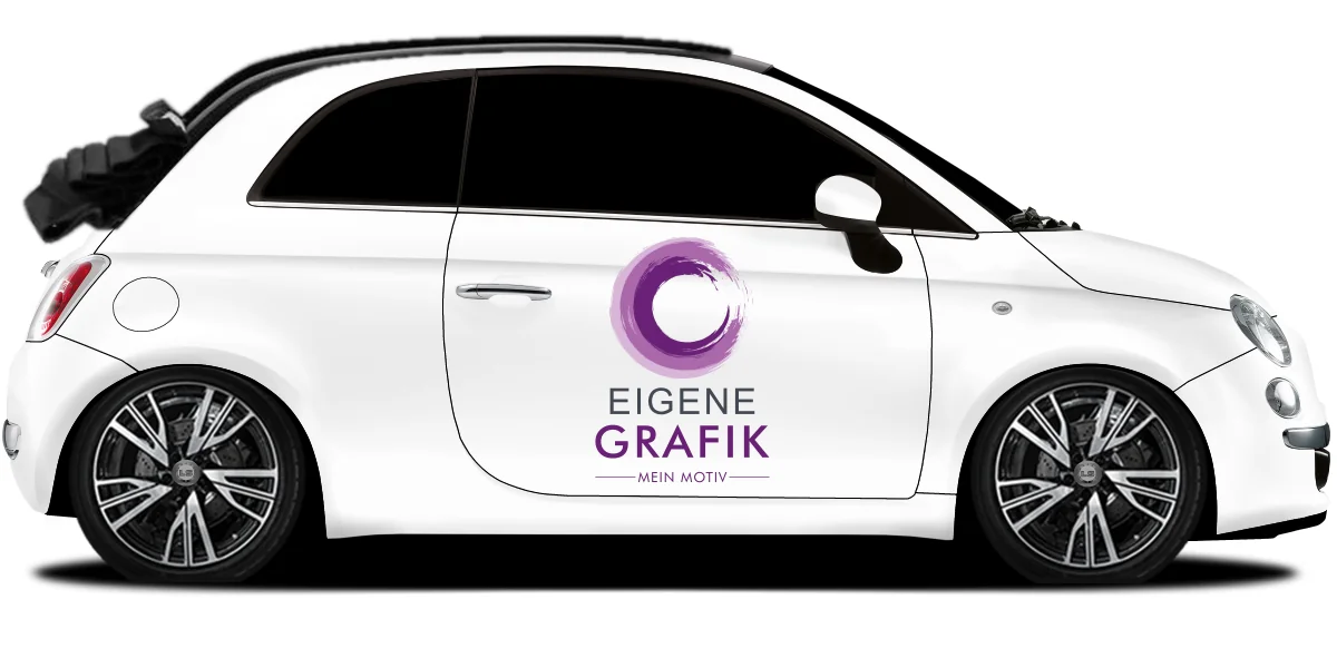 Autoaufkleber mit eigener Grafik