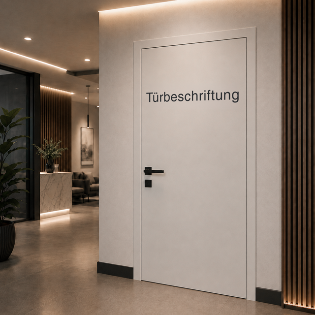Türbeschriftung
