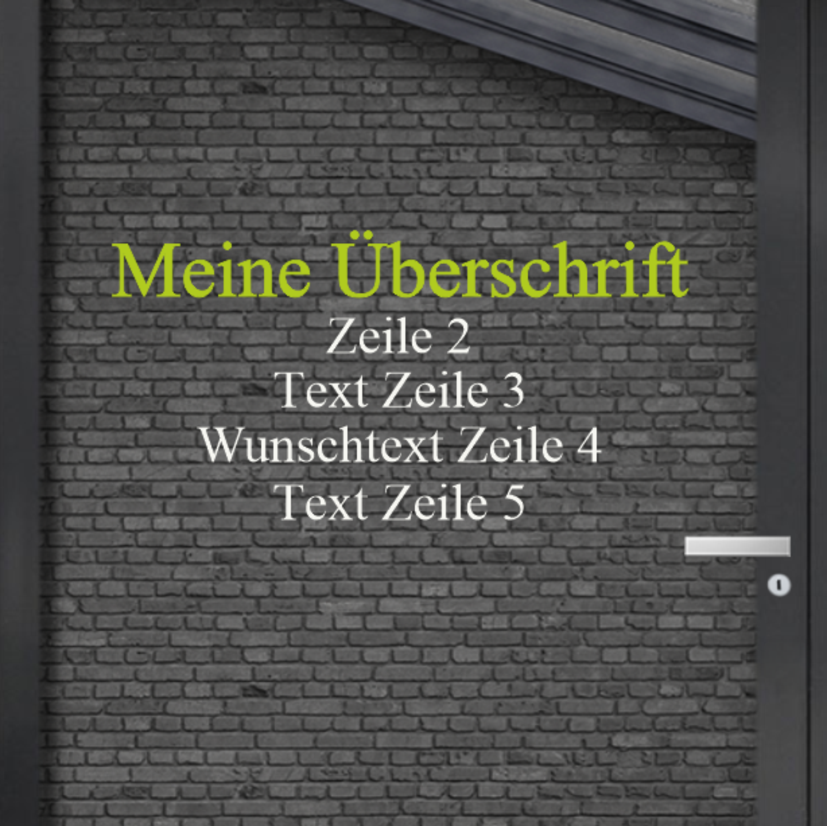 Glastattoos für Gewerbe