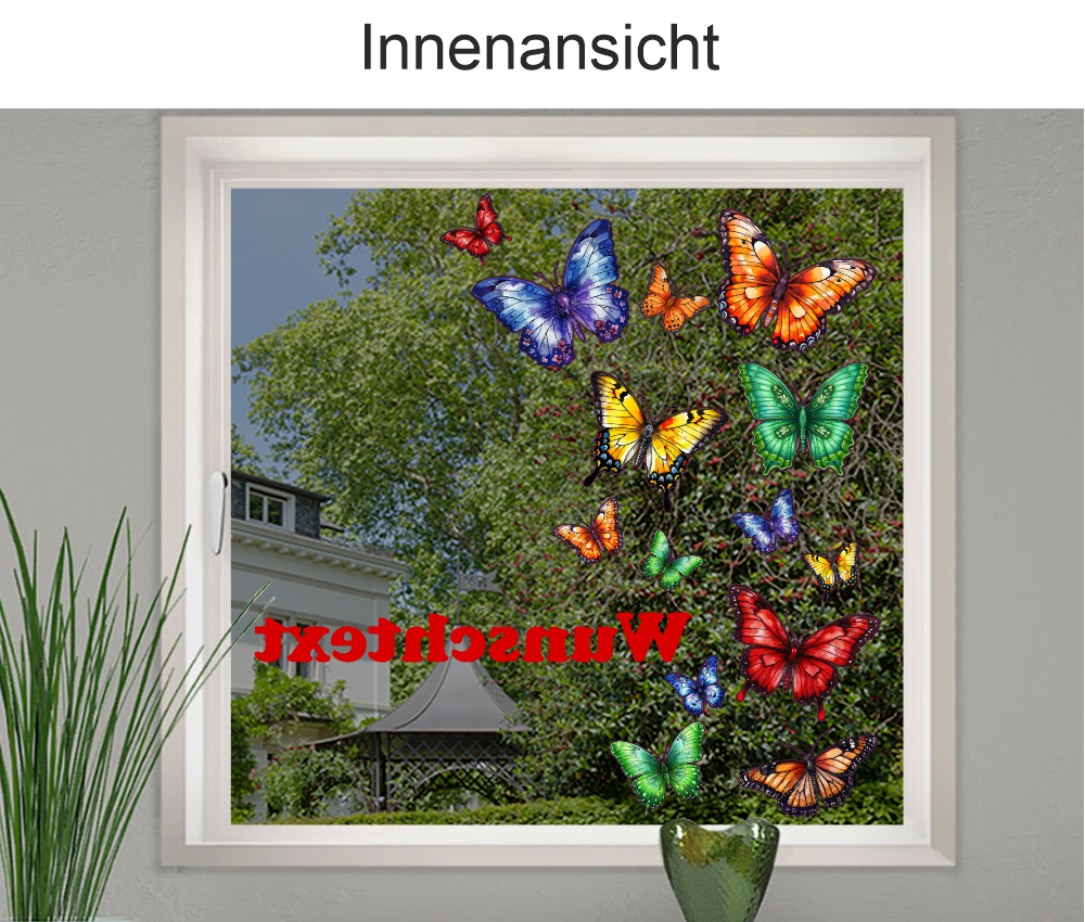 Fensterfolie wie abgebildet