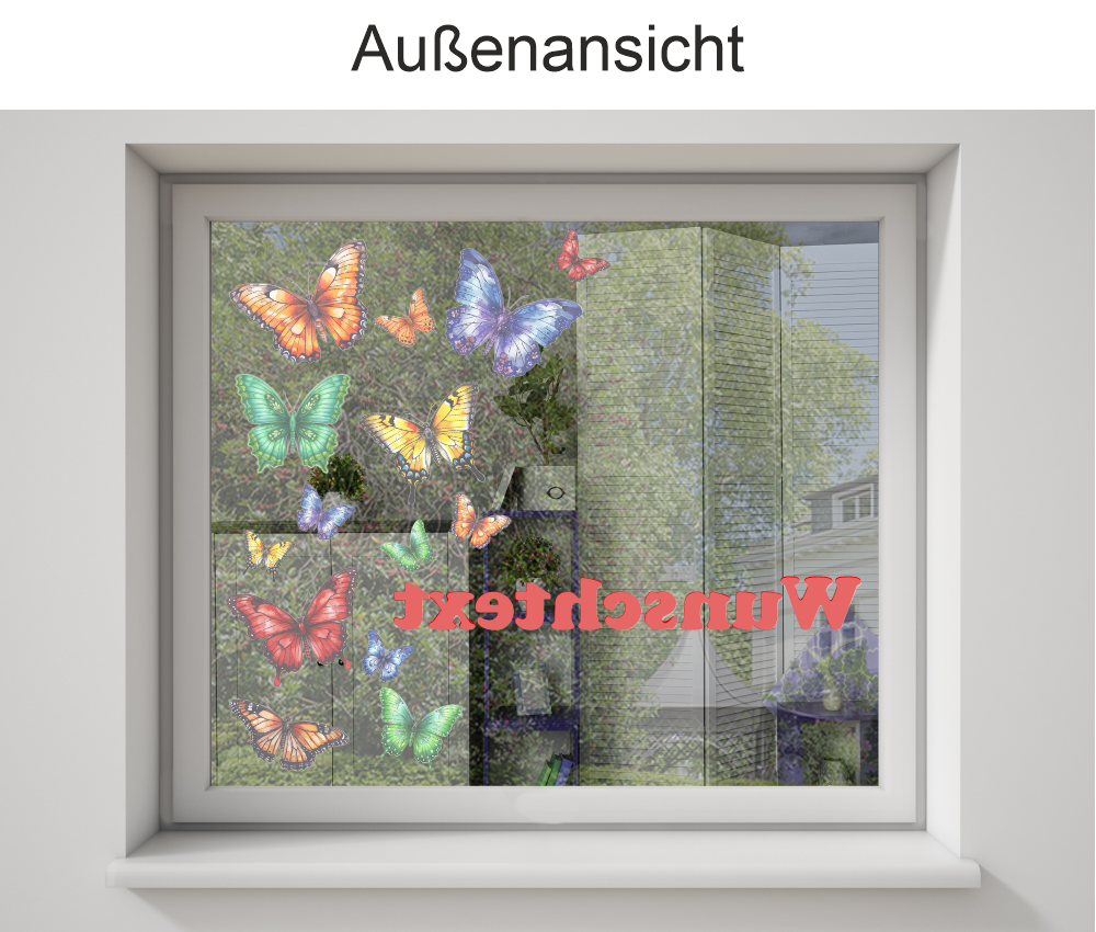 Fensterfolie wie abgebildet