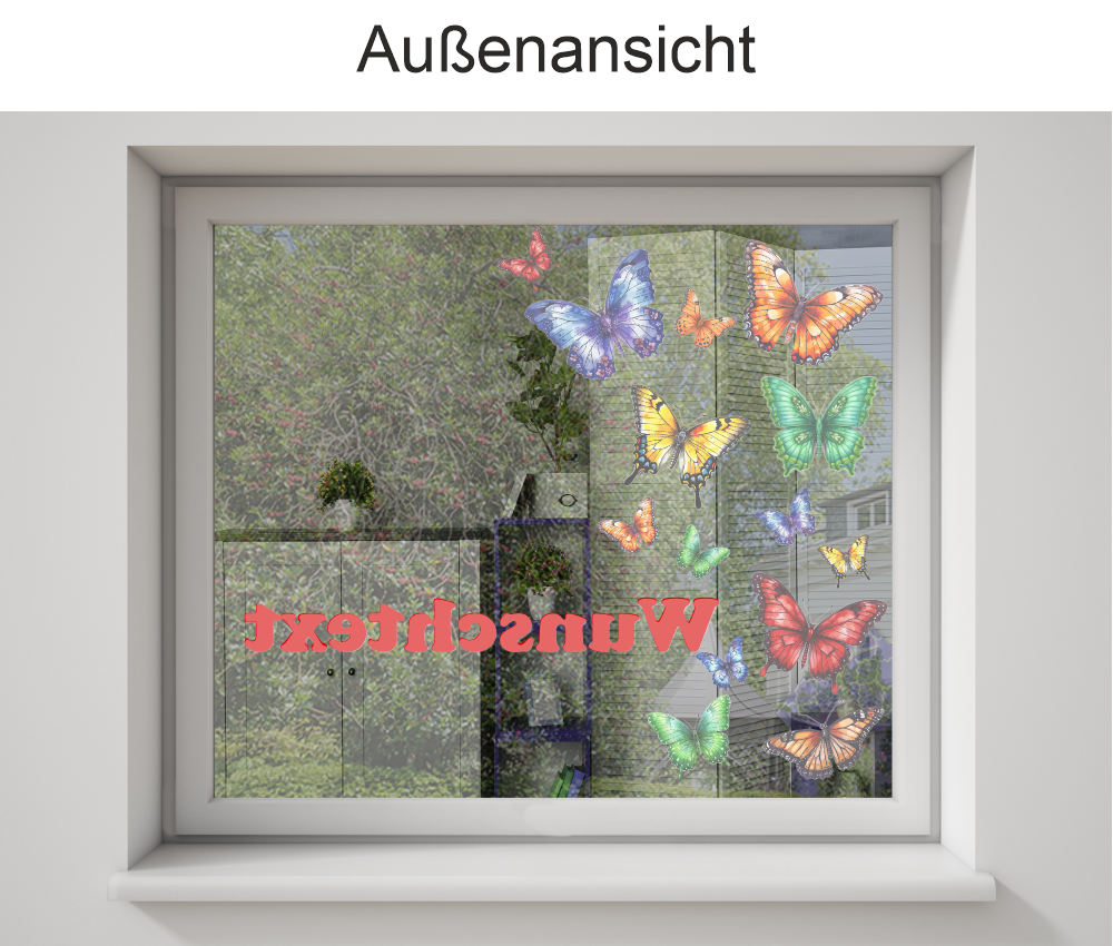 Sichtschutzfolie gespiegelt