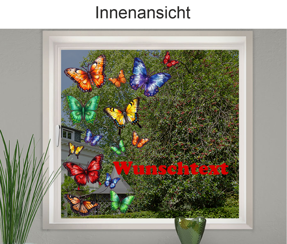 Fensterfolie wie abgebildet