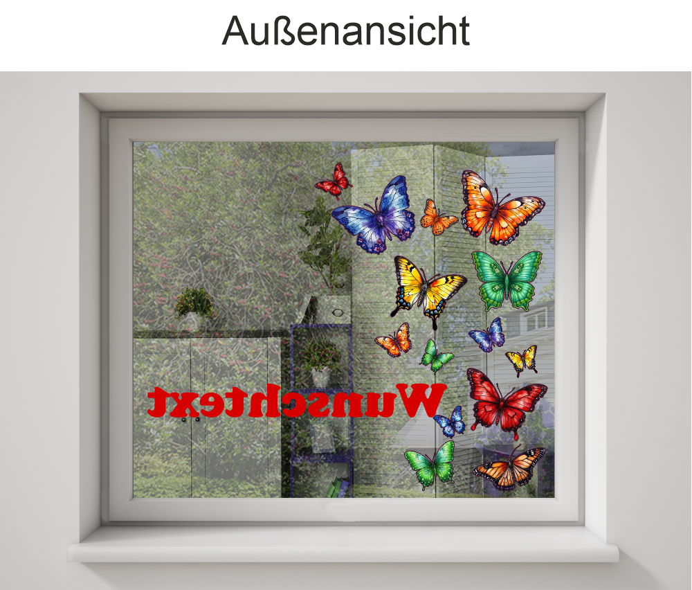 Sichtschutzfolie gespiegelt