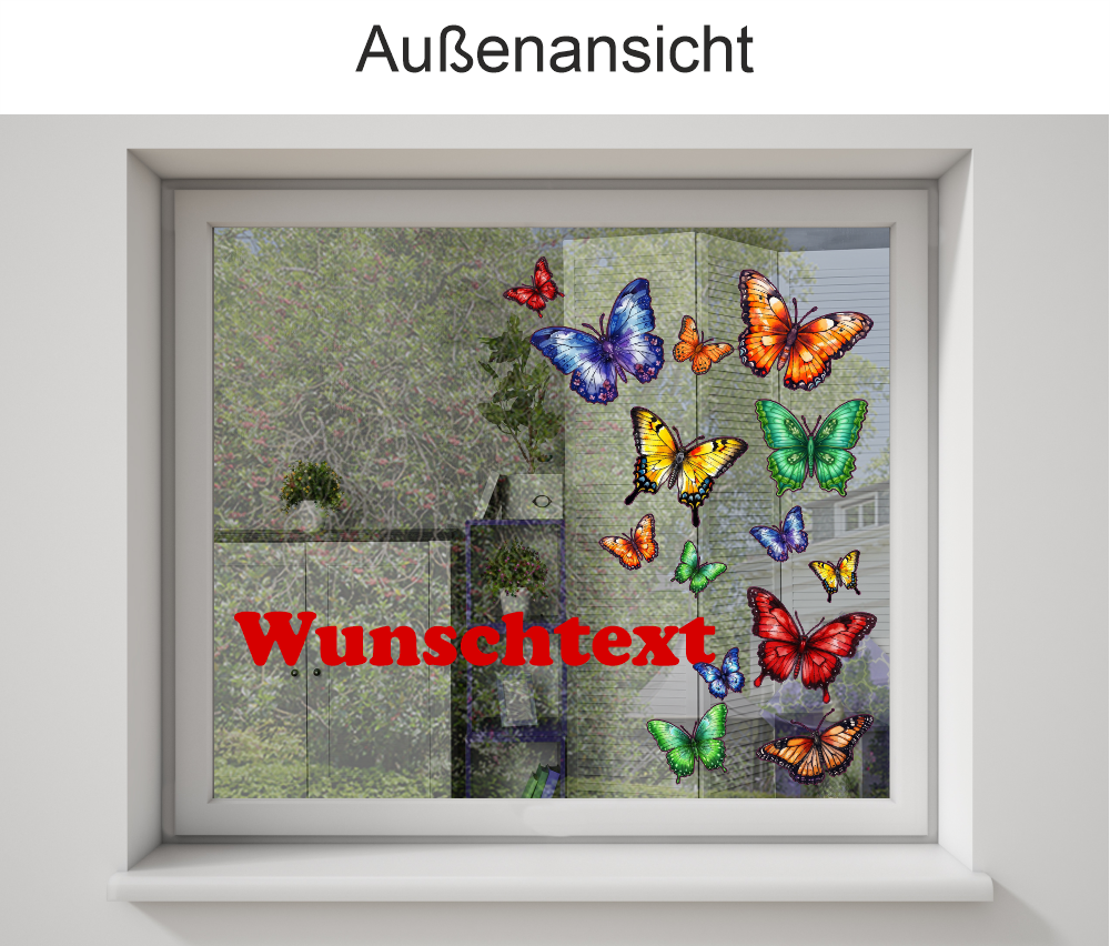 Sichtschutzfolie gespiegelt