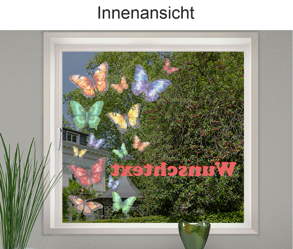 Fensterfolie wie abgebildet