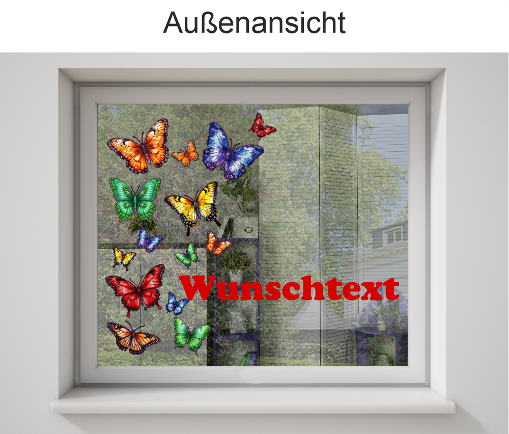 Sichtschutzfolie gespiegelt