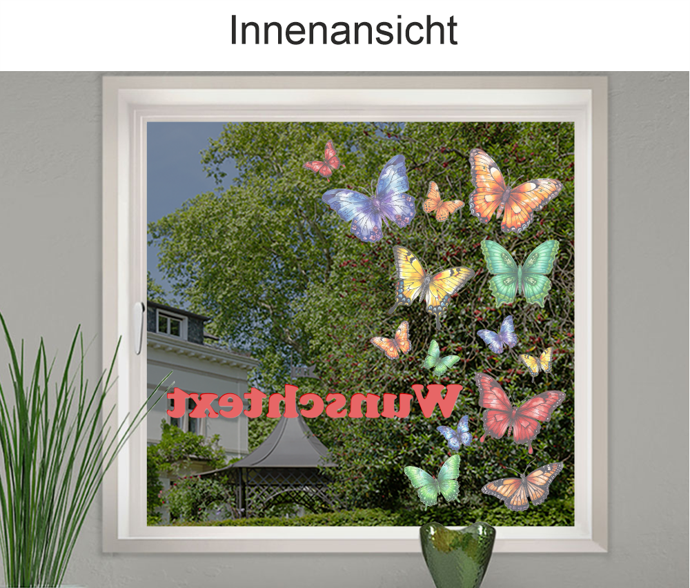 Fensterfolie wie abgebildet