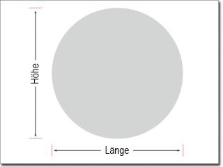 Größenberechnung Glastattoos