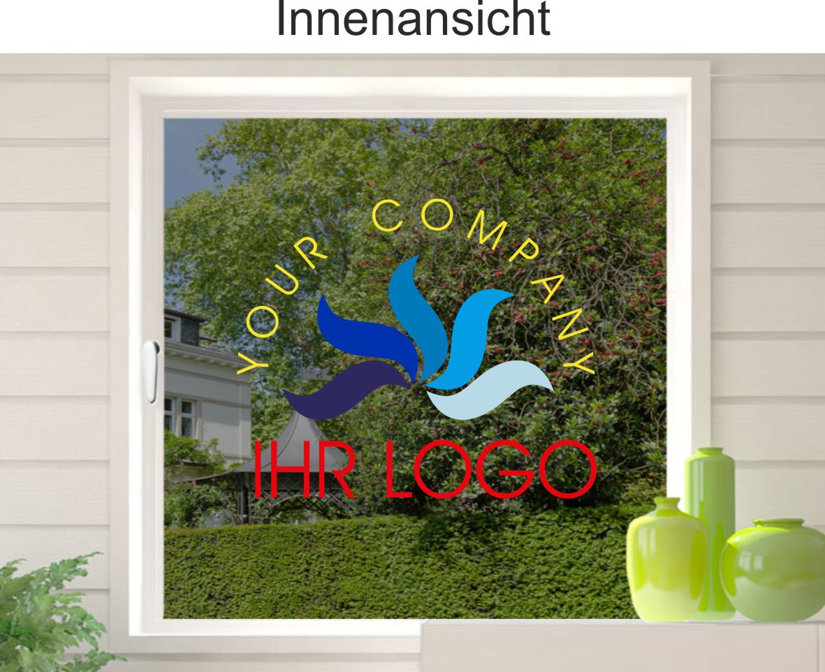 Sichtschutzfolie gespiegelt