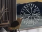 Preview: Glasaufkleber Vegvísir Preview: Glasaufkleber Vegvísir