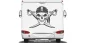 Preview: Autoaufkleber Totenkopf mit gekreuzten Säbeln