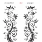 Preview: Buntes Wandtattoo mit Ornament und Schmetterling - Ansicht Ausrichtung Preview: Buntes Wandtattoo mit Ornament und Schmetterling - Ansicht Ausrichtung