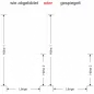 Preview: Sichtschutz Bambuszweige-Ansicht Ausrichtung
