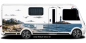 Preview: Camperdekor Berge und Meer