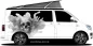 Preview: Autodekor Totenschädel Smoke auf Fahrzeugseite Van in Wunschfarbe
