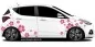 Preview: Blumenaufklebr auf Tür von Fiat 500