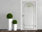 Preview: Glastür Milchglasfolie Jugendstil