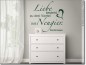 Wandzitat Die Liebe besteht aus Neugier Wandtattoo