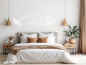 Preview: Wandtattoo Engelchen & Teufelchen über Bett