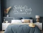 Preview: Wandtattoo Schlaf gut auf einer dunklen Wand im Schlafzimmer Preview: Wandtattoo Schlaf gut auf einer dunklen Wand im Schlafzimmer