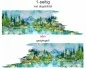 Preview: Aquarelles Alpenpanorama | Set für beide Fahrzeugseiten (in 3 Varianten erhältlich)