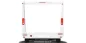 Preview: Aufkleber Reisemobil Spruch Abenteuer auf hellem Reisemobilheck - Ansicht Farbauswahl