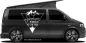 Preview: Aufkleber Reisemobil Spruch Abenteuer auf dunklem Van - Ansicht Farbauswahl