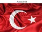 Preview: Aufkleber Fahne von der Türkei - Ansicht Ausschnitt