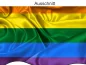 Preview: Aufkleber Regenbogenfahne LGBTQ - Ansicht Ausschnitt