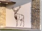 Preview: Aufkleber für die Hauswand mit einem Hirsch