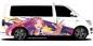 Preview: Autoaufkleber Anime Star auf weißem Van