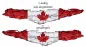 Preview: Autoaufkleber Flagge von Kanada - Ansicht Ausrichtung