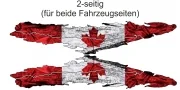 Preview: Autoaufkleber Flagge Kanada