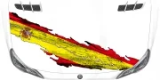 Preview: Autoaufkleber Spanische Flagge
