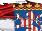 Preview: Autoaufkleber Flagge von Hessen - Ansicht Ausschnitt