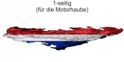 Preview: Autoaufkleber Niederländische Flagge