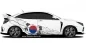 Preview: Autoaufkleber mit der Flagge von Südkorea