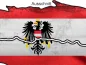 Preview: Autoaufkleber Österreich Flagge mit Bundeswappen - Ansicht Ausschnitt