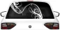 Preview: Autoaufkleber Ornament Welle auf Heck von PKW - Ansicht Farbauswahl Preview: Autoaufkleber Ornament Welle auf Heck von PKW - Ansicht Farbauswahl