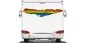 Preview: Autoaufkleber Regenbogenflagge LGBTQ auf dem Heck von Wohnmobil oder Wohnwagen