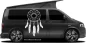 Preview: Traumfänger Motiv als Autoaufkleber auf dunklem Camper - Ansicht Farbauswahl
